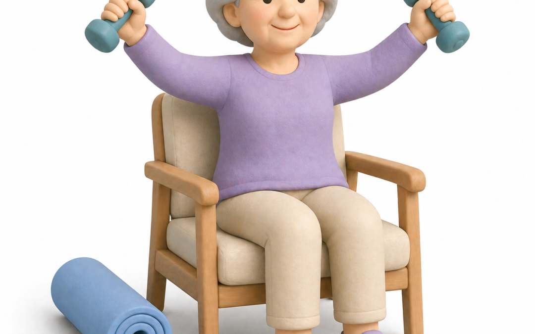 Seated Exercises for Elderly and Less Mobile People