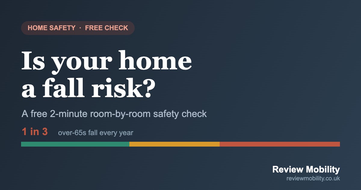 Is your home a fall risk? Is your home a fall risk? Free home safety check, Review Mobility