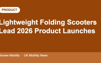 Lightweight Folding Scooters Lead a Wave of 2026 Product Launches
