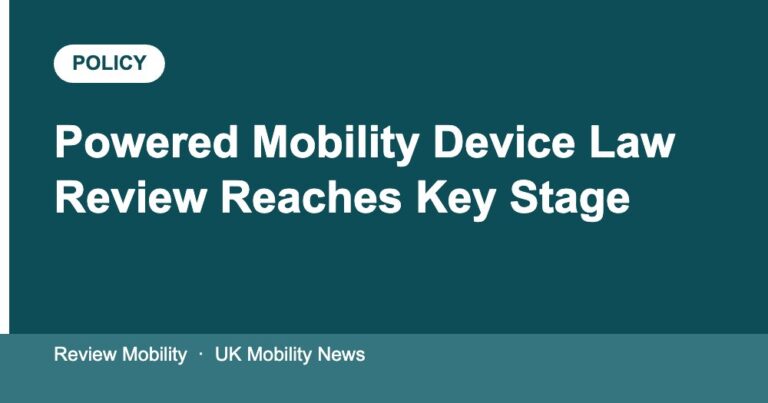 Powered Mobility Device Law Review Reaches Key Stage as Consultation Closes