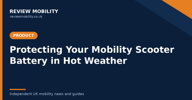 Heatwave Warning: How to Protect Your Mobility Scooter Battery in Hot Weather
