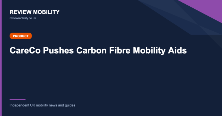 CareCo Pushes Carbon Fibre Mobility Aids With Carbon Mobility Campaign