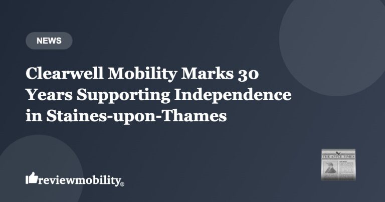 Clearwell Mobility Marks 30 Years Supporting Independence in Staines-upon-Thames
