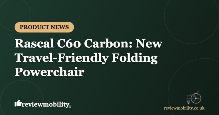 Electric Mobility Launches Rascal C60 Carbon, a Travel-Friendly Folding Powerchair