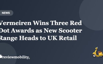 Vermeiren Wins Three Red Dot Awards as New Scooter Range Heads to UK Retail
