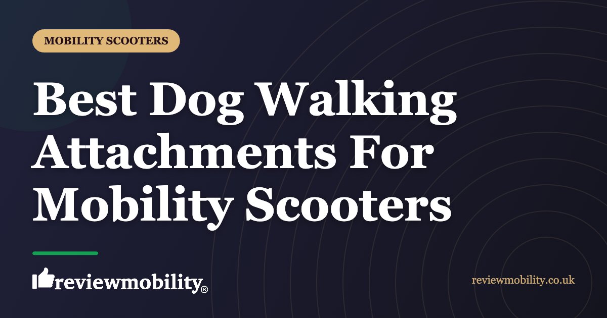 Best Dog Walking Attachments For Mobility Scooters