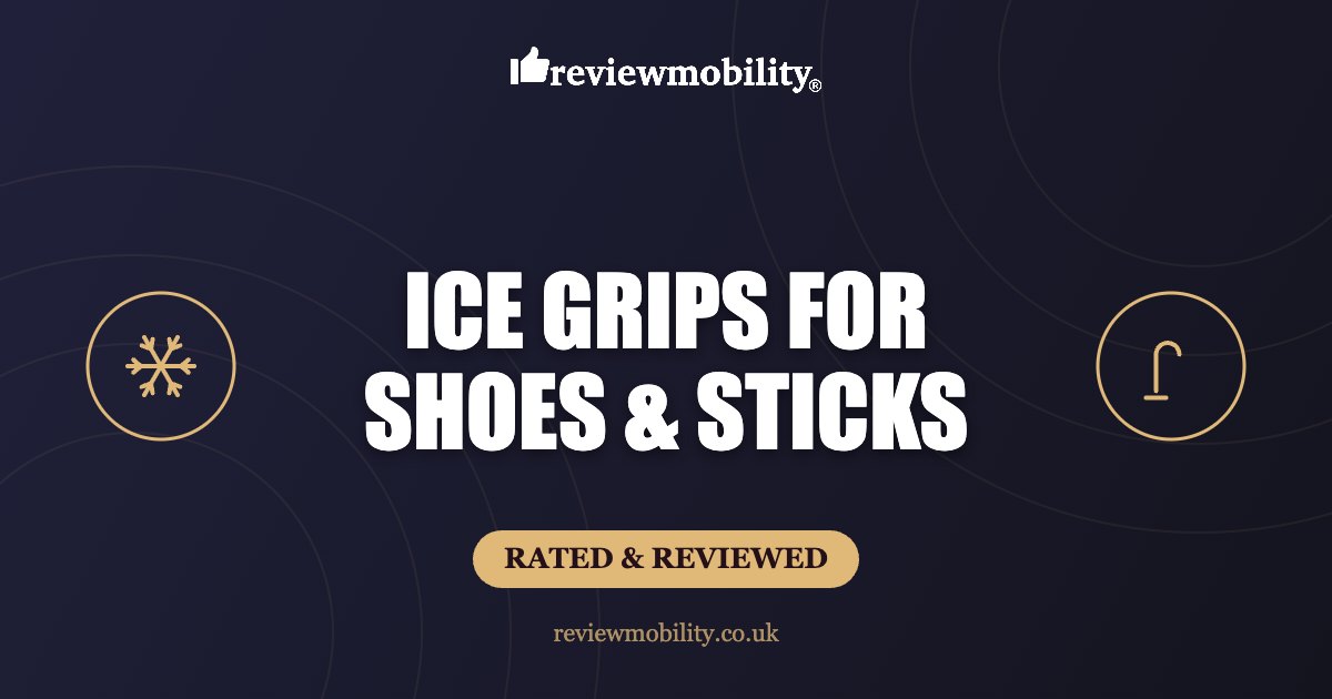 Best Ice Grips for Shoes and Walking Sticks UK Review Mobility guide to ice grips for shoes and walking sticks