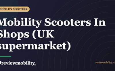 Mobility Scooters In Shops (UK supermarket)