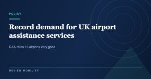 Record 5.9 million passengers used airport assistance in 2025 as CAA rates 19 UK airports very good