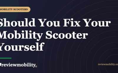 Should You Fix Your Mobility Scooter Yourself?