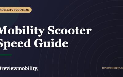 Mobility Scooter Speed Guide