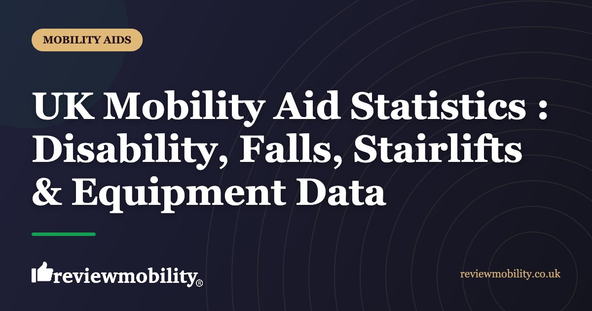 UK Mobility Aid Statistics : Disability, Falls, Stairlifts & Equipment Data