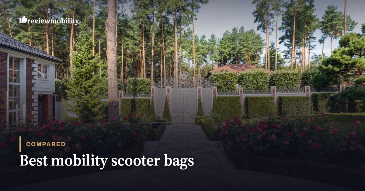 Best mobility scooter bags