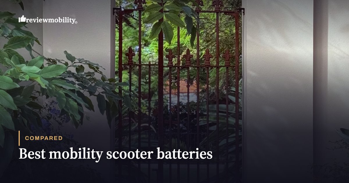 Best mobility scooter batteries Best mobility scooter batteries