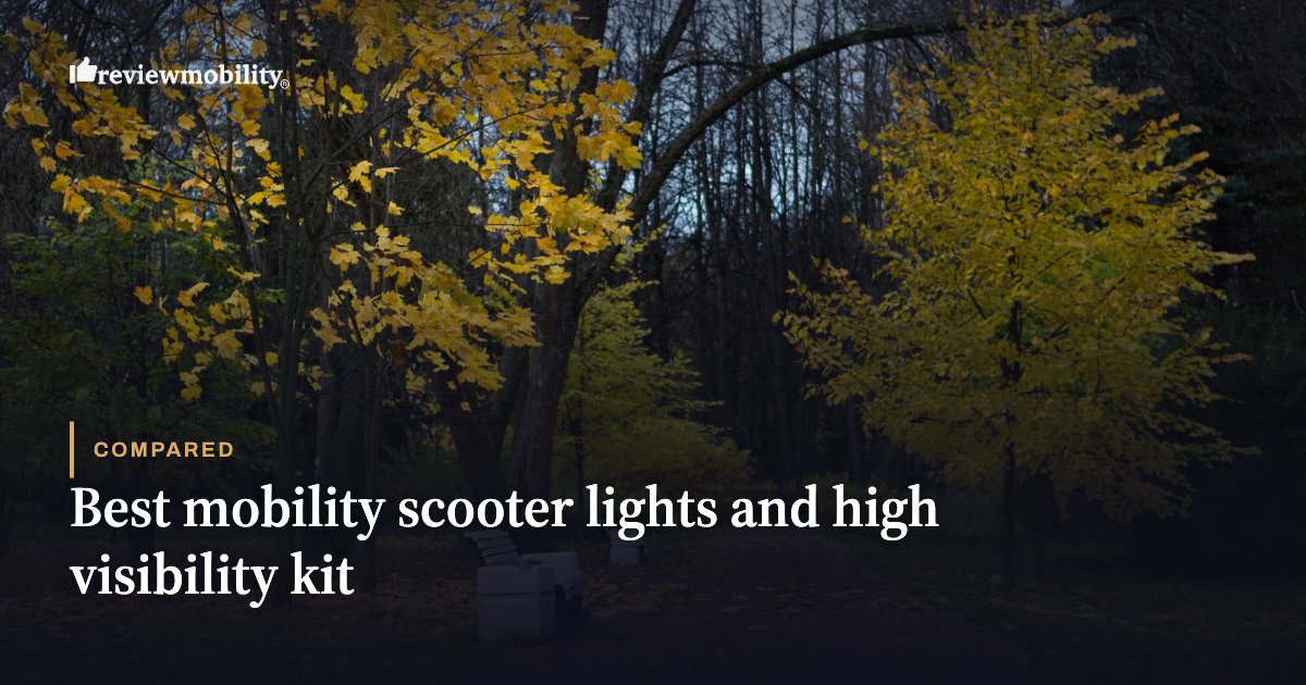 Best mobility scooter lights and high visibility kit Best mobility scooter lights and high visibility kit