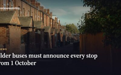 Older buses must announce every stop from 1 October 2026