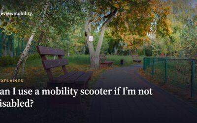 Can I Use A Mobility Scooter If I’m Not Disabled?