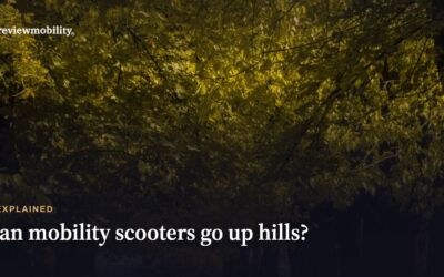 Can Mobility Scooters Go Up Hills?