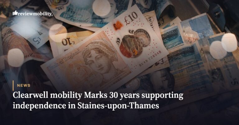 Clearwell Mobility Marks 30 Years Supporting Independence in Staines-upon-Thames