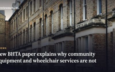 New BHTA paper explains why community equipment and wheelchair services are not the same thing
