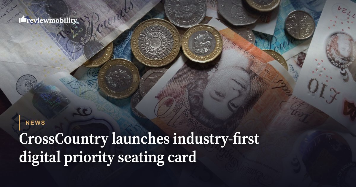 CrossCountry launches industry-first digital priority seating card