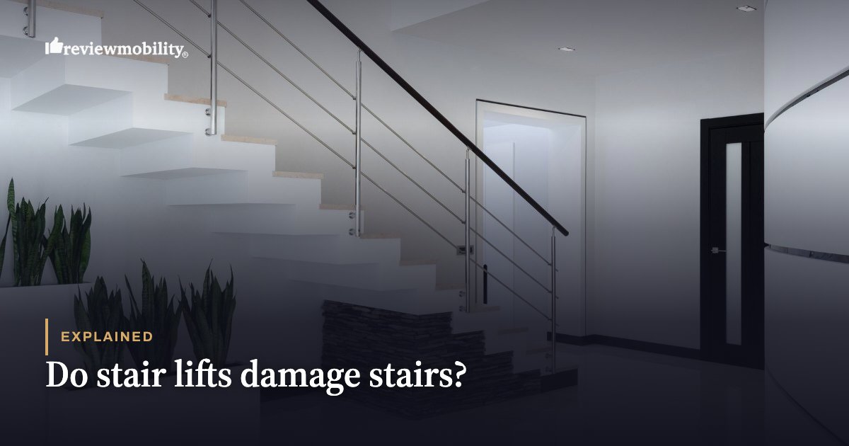 Do stair lifts damage stairs?