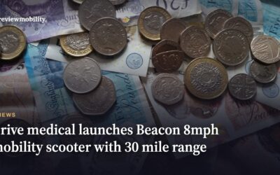 Drive Medical launches Beacon 8mph mobility scooter with 30 mile range