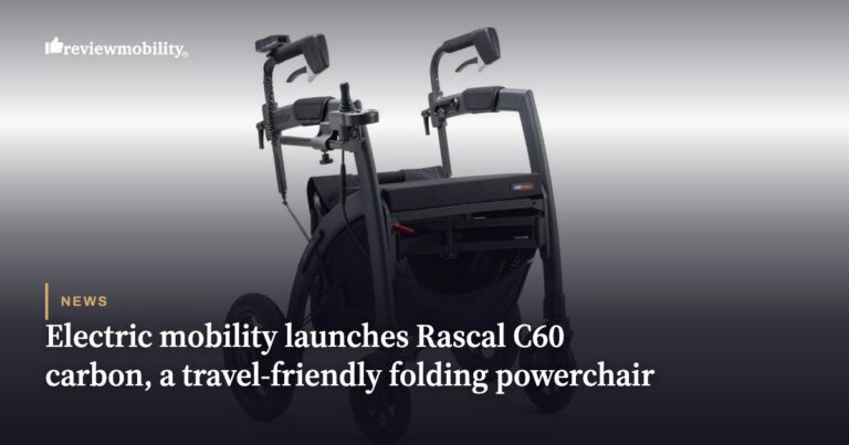 Electric Mobility Launches Rascal C60 Carbon, a Travel-Friendly Folding Powerchair
