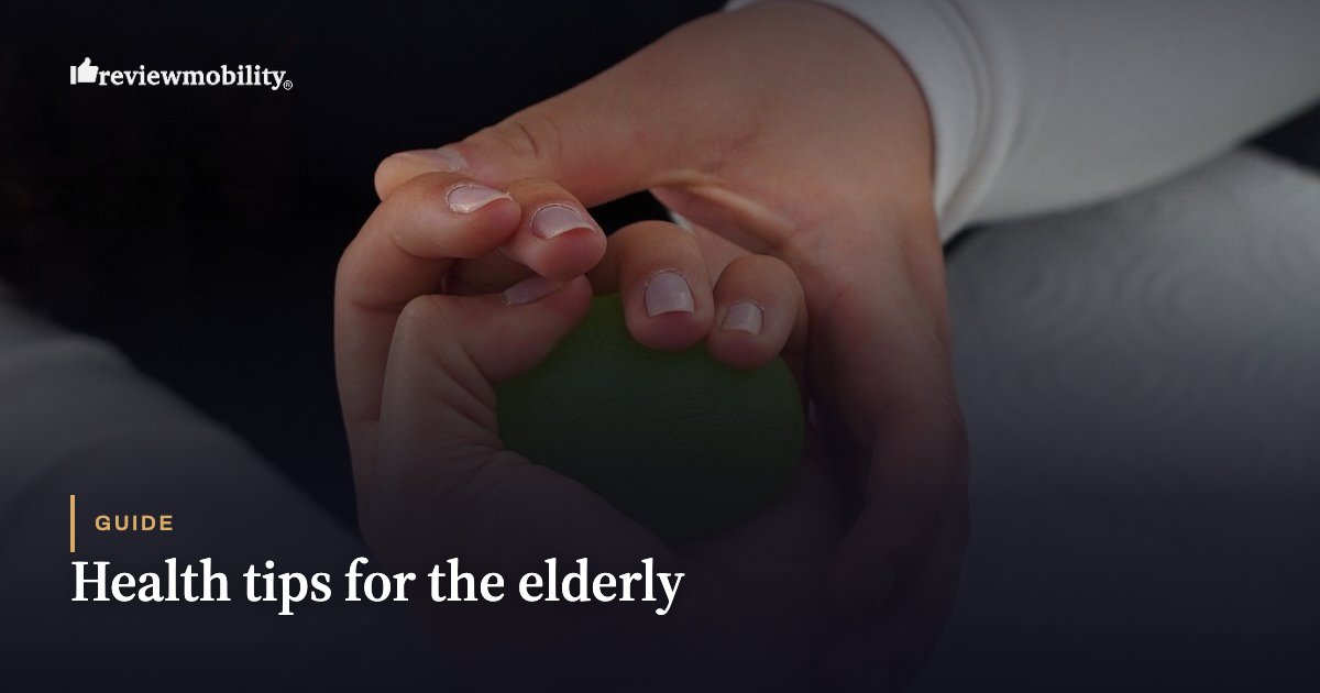 Health tips for the elderly