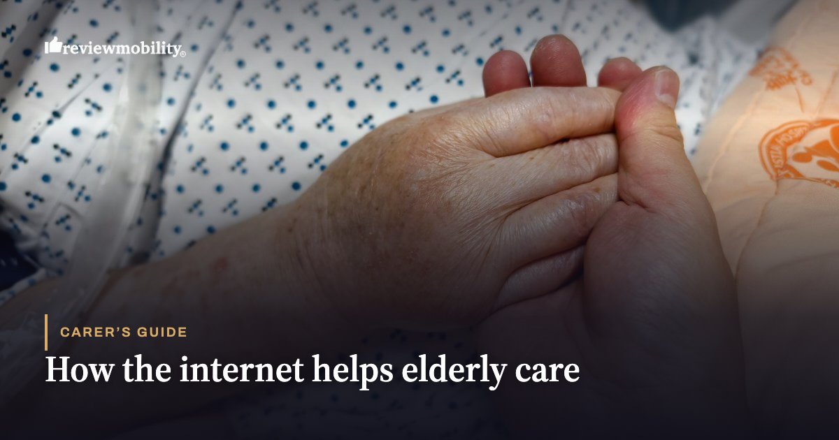 How the internet helps elderly care