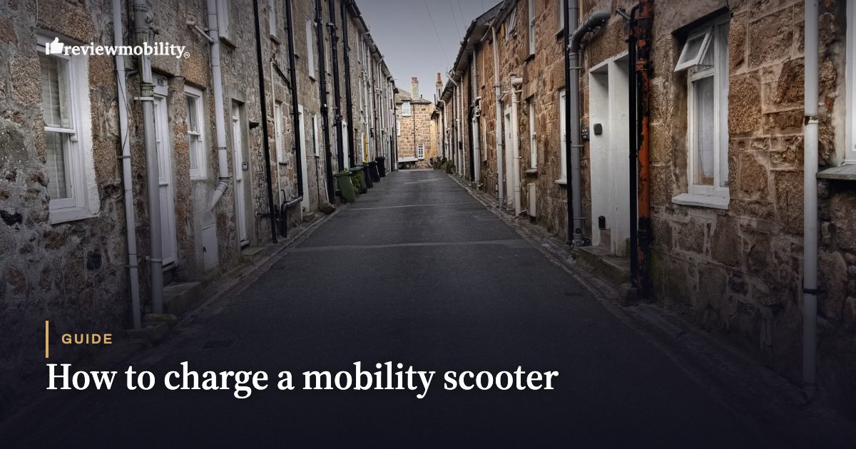 How to charge a mobility scooter How to charge a mobility scooter