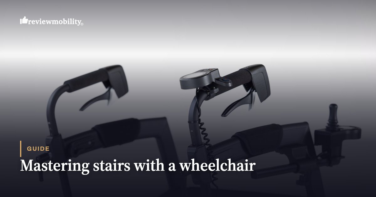 Mastering stairs with a wheelchair