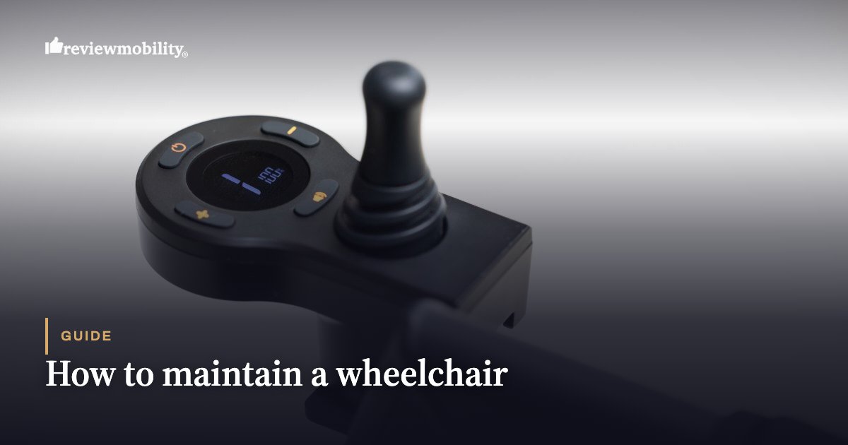 How to maintain a wheelchair