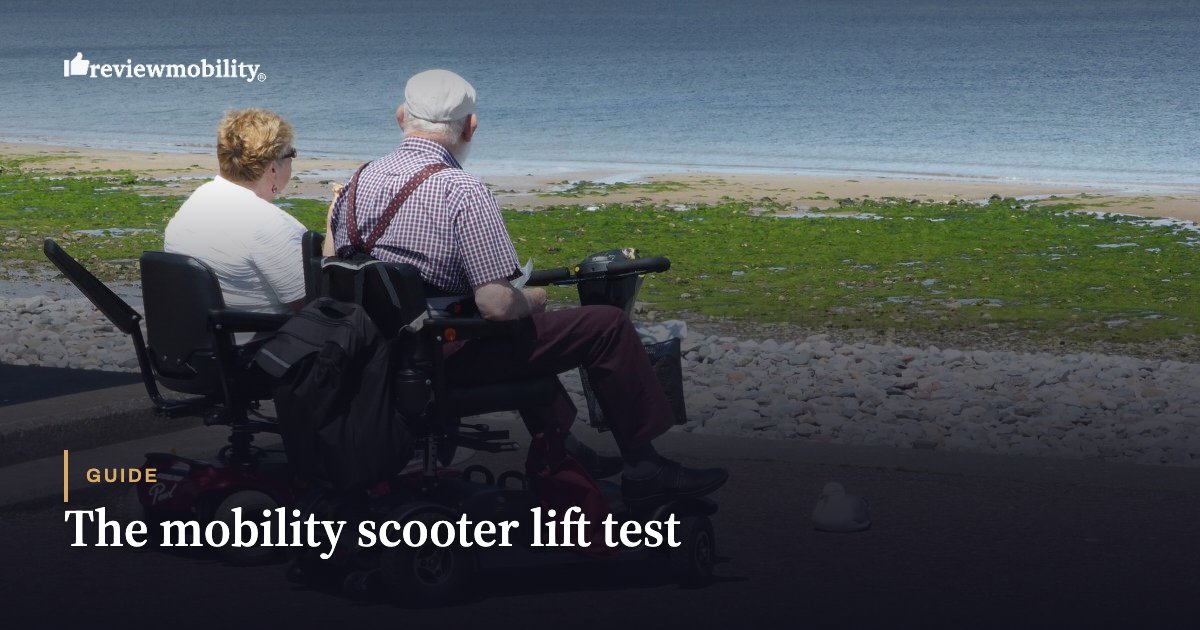 The mobility scooter lift test