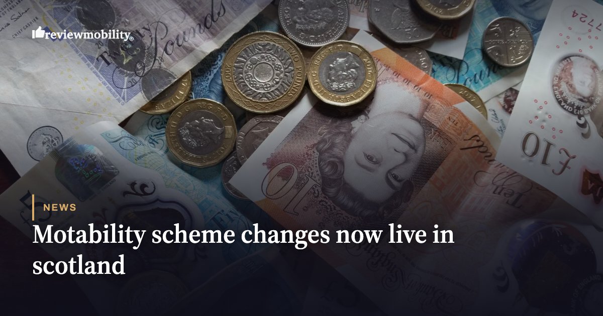 Motability scheme changes now live in scotland