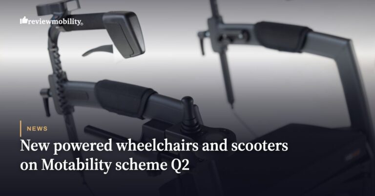 New Powered Wheelchairs and Scooters on Motability Scheme Q2 2026