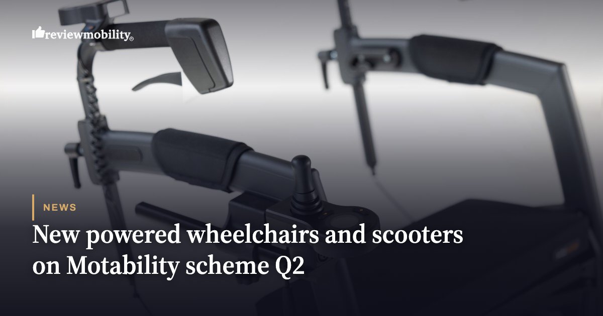 New powered wheelchairs and scooters on Motability scheme Q2