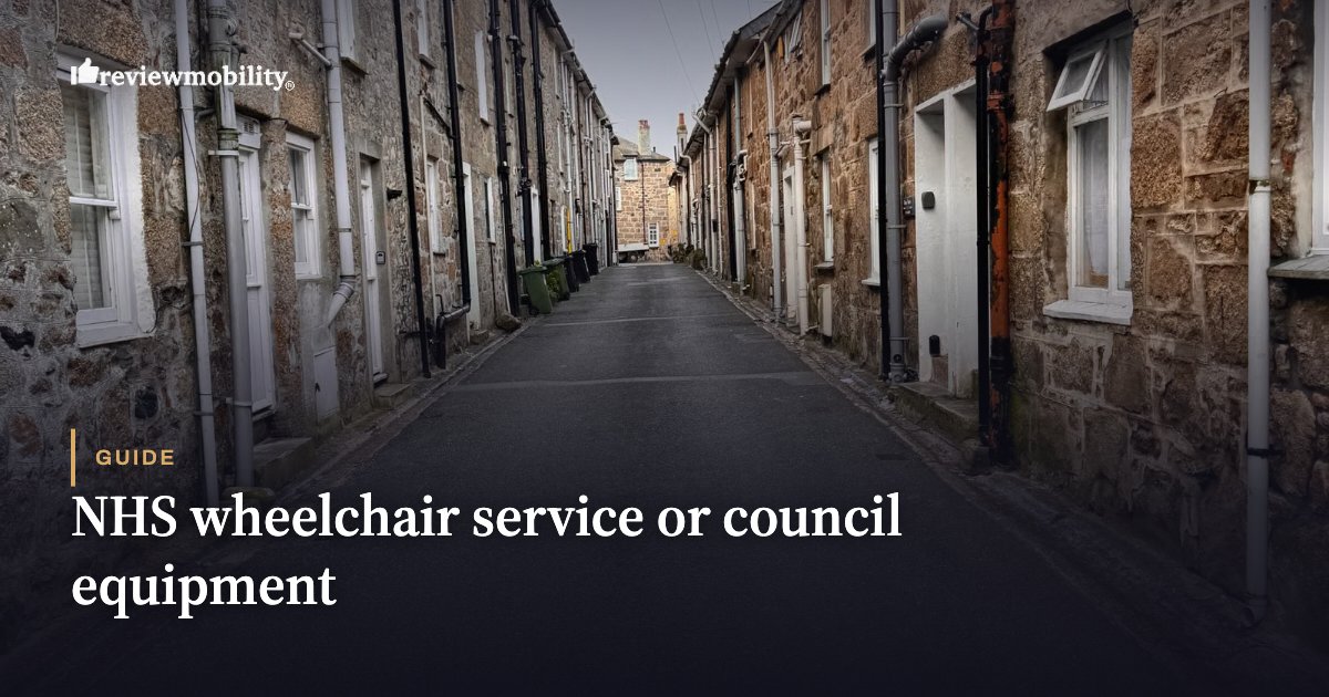 NHS wheelchair service or council equipment