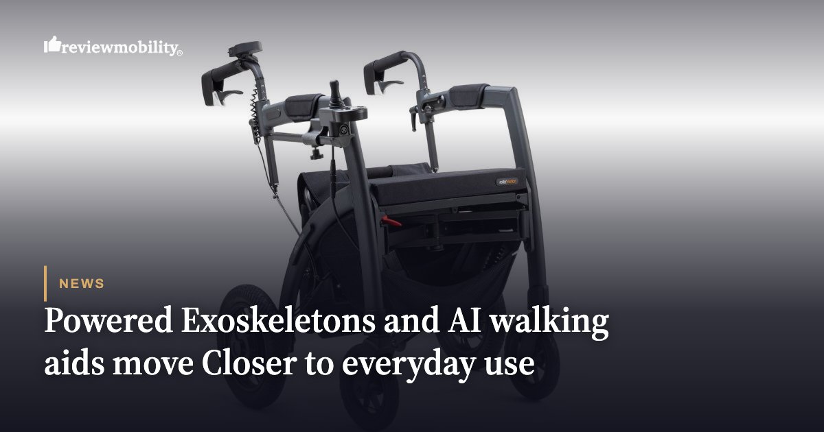 Powered Exoskeletons and AI walking aids move Closer to everyday use