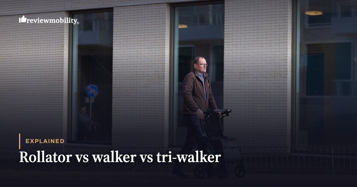 Rollator vs walker vs tri-walker Rollator vs walker vs tri-walker