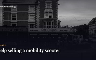Help Selling a Mobility Scooter
