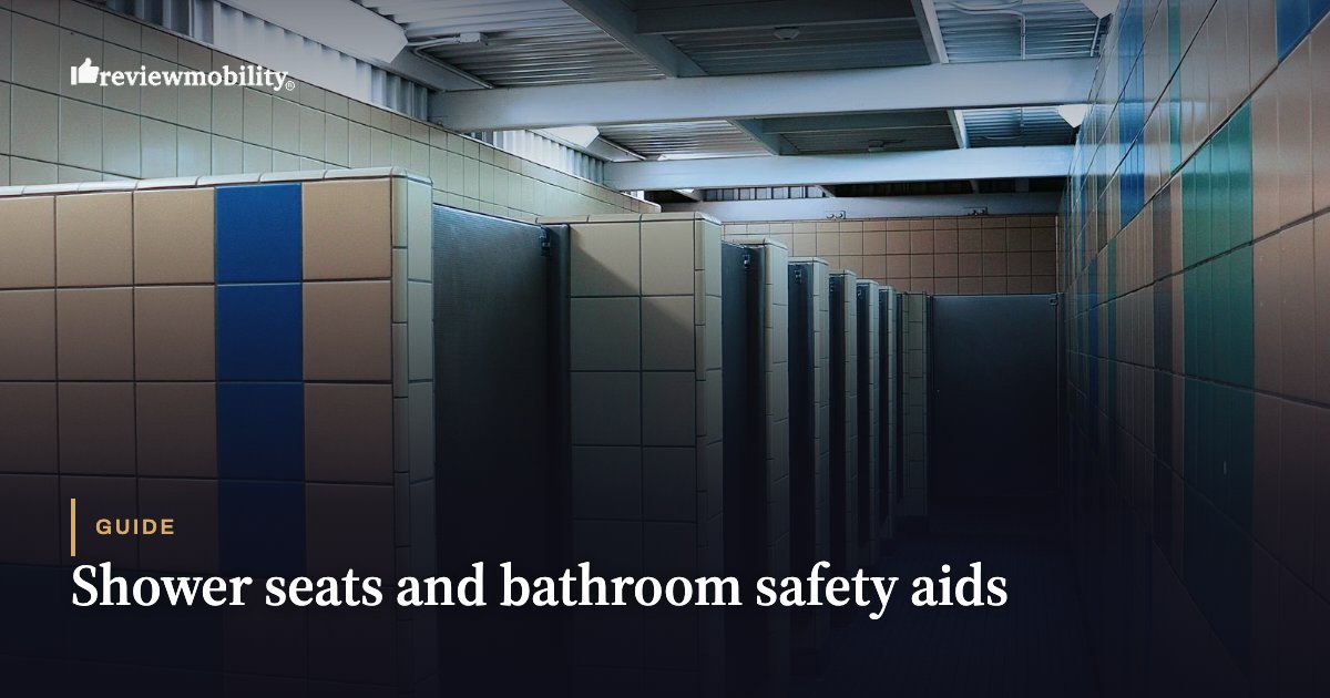 Shower seats and bathroom safety aids