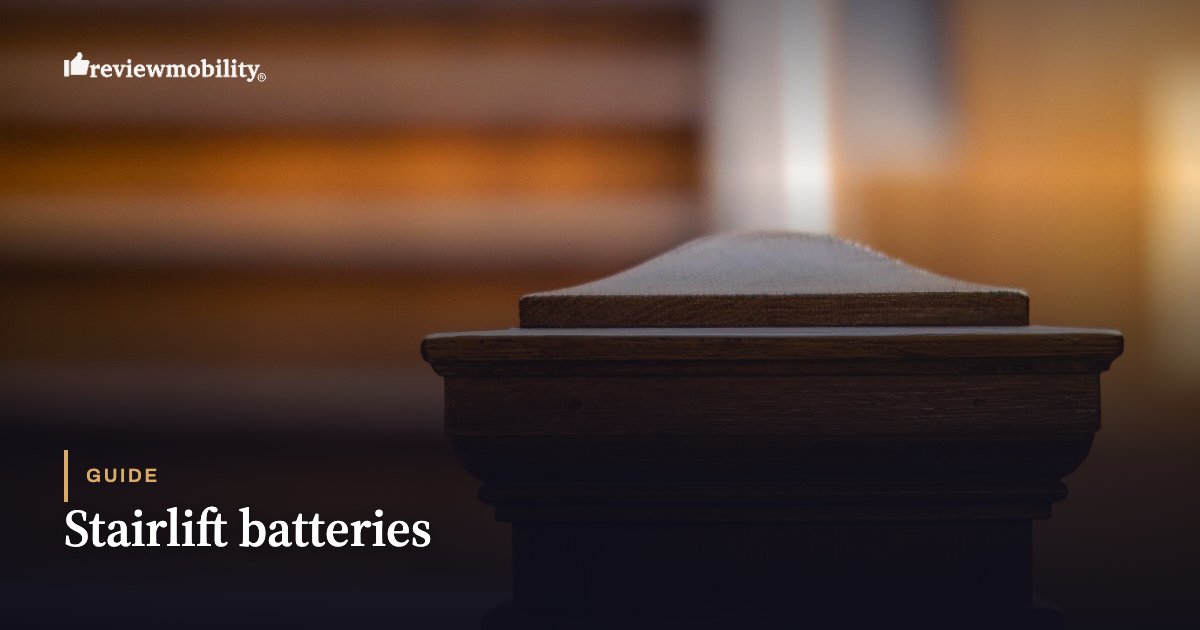 Stairlift batteries Gavel resting on a wooden block in a dim courtroom, used as the hero image for a guide on stairlift batteries.