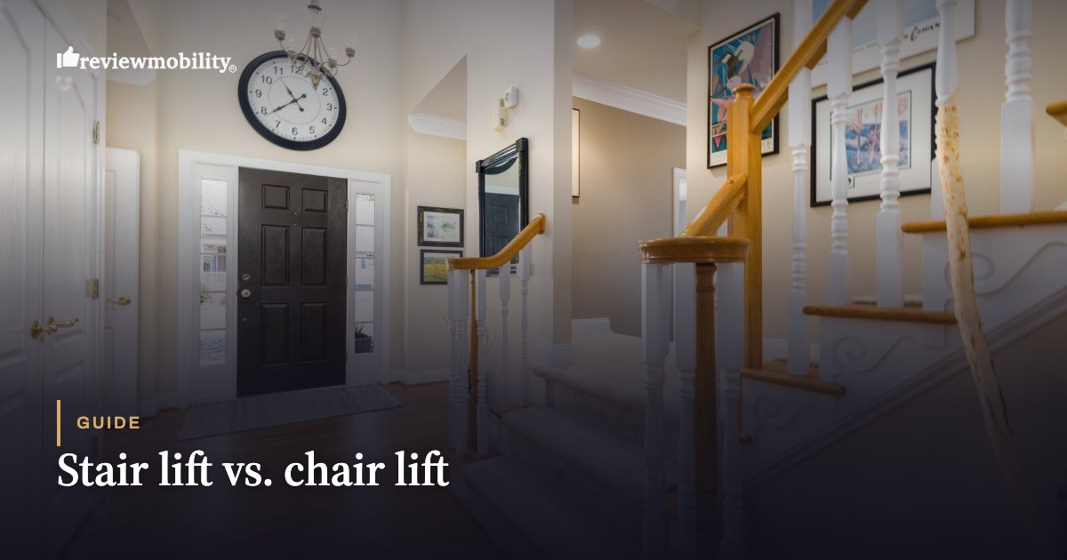 Stair lift vs. chair lift Stair lift vs. chair lift