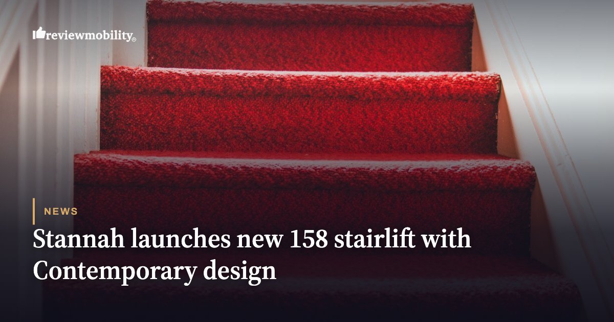 Stannah launches new 158 stairlift with Contemporary design Stannah launches new 158 stairlift with Contemporary design