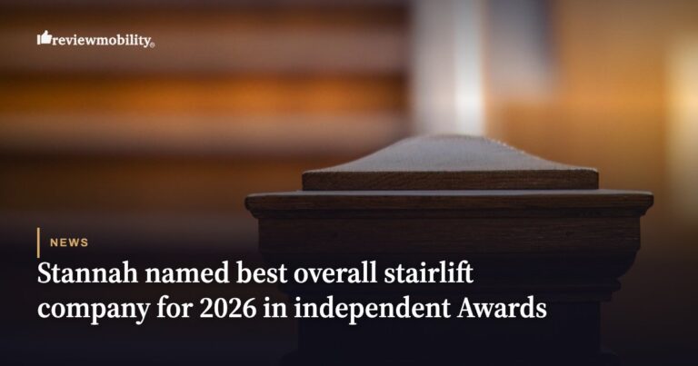 Stannah Named Best Overall Stairlift Company for 2026 in Independent Awards