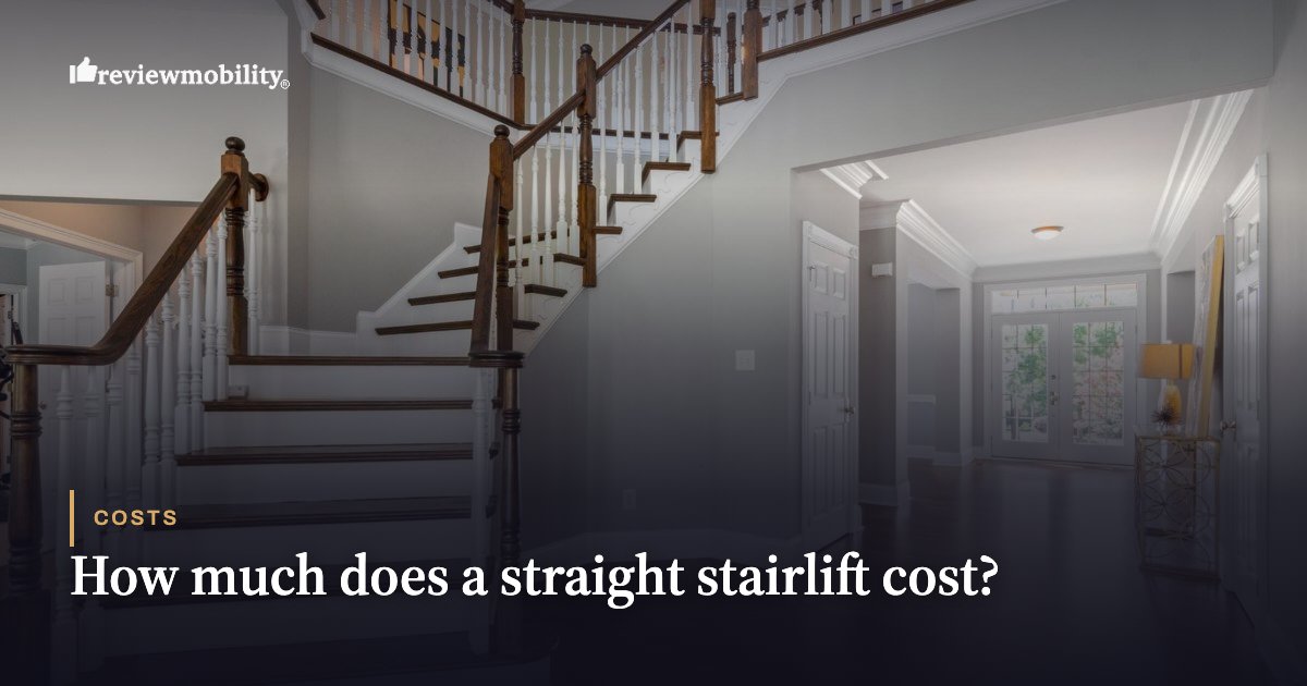 How much does a straight stairlift cost?