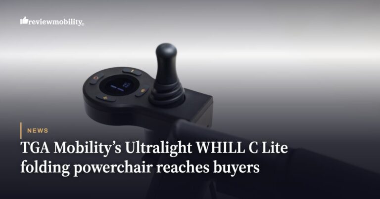 TGA Mobility’s Ultralight WHILL C Lite Folding Powerchair Reaches UK Buyers