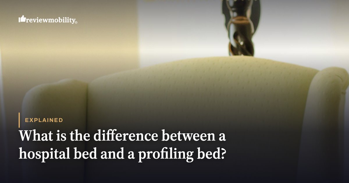 What is the difference between a hospital bed and a profiling bed?