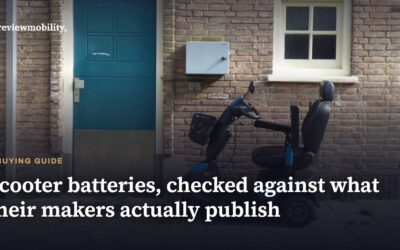 Best Mobility Scooter Batteries UK: 9 Ranked Against the Makers&rsquo; Own Datasheets